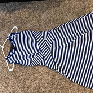 Blue and White Striped Trulli Dress